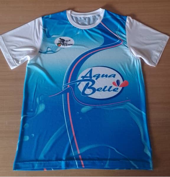 T-shirt sublimé full-color — Aqua Belle